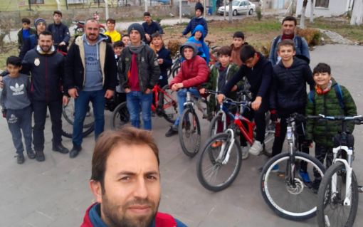 Bisiklet Kulübü  Osmancık şehir içinde pedal çevirdi 1
