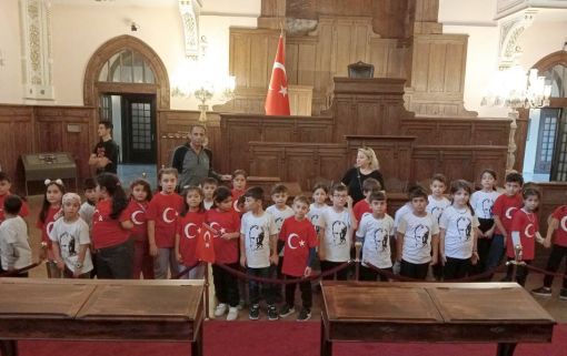  Osmancık 75.Yıl Cumhuriyet İlkokulu Ata’sını ziyaret etti 10