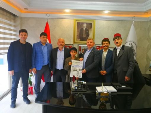  Osmancık Cumhuriyet Anadolu Lisesi'nden Başkan Gelgör'e ziyaret