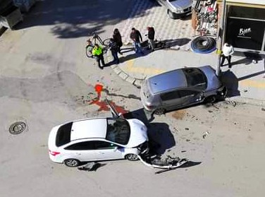 Osmancık şehir içinde ki trafik kazaları korkutuyor 13