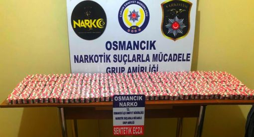  Osmancık'ta 13 bin 972 adet uyuşturucu madde ele geçirildi