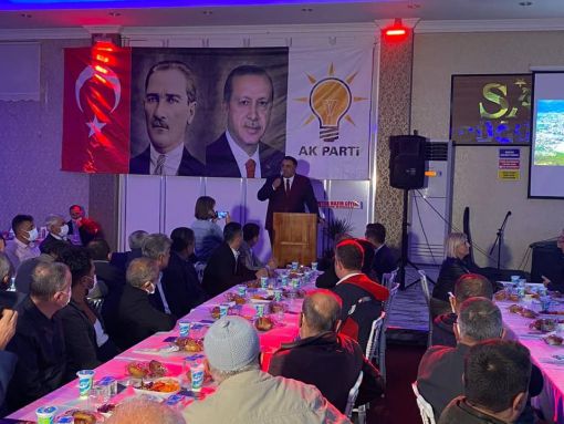  Osmancık'ta AK Parti liler yemekte buluştu 3
