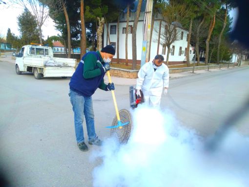 Osmancık'ta sinek, sivrisinek ve haşerelere yönelik ilaçlama çalışmaları 1