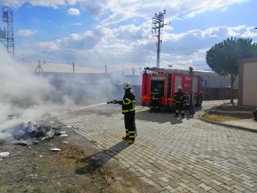 Osmancık'ta Tekstil fabrikasında yangın tatbikatı 2