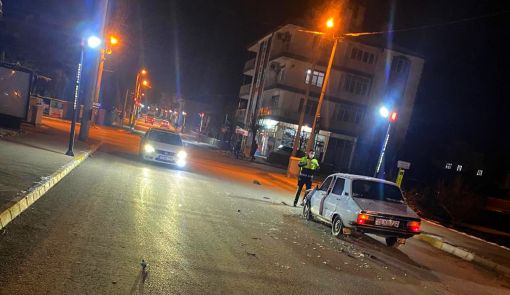 Osmancık'ta yine aynı kavşak yine trafik kazası 7