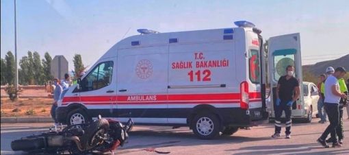  Osmancık’ta motosiklet sürücüsü ölümden döndü 1