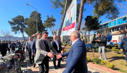  AK Parti Osmancık Belediye Başkan Adayı Kurşun'dan Başkan Gelgör'e ziyaret 9