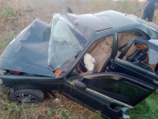  Bayat' ta otomobiller çarpıştı 2 ölü, 5 yaralı 1