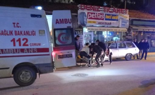  Osmancık'taotomobille motosiklet çarpıştı: 2 yaralı 5