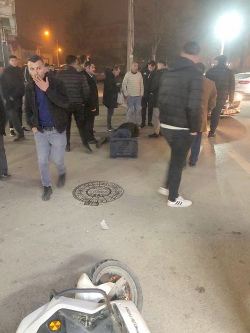  Osmancık'ta motosiklet ile otomobil çarpıştı: 1 yaralı 1
