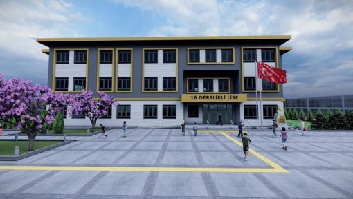  Okudan; Osmancık'ta Cumhuriyet Anadolu Lisesi İnşaatı başladı 3