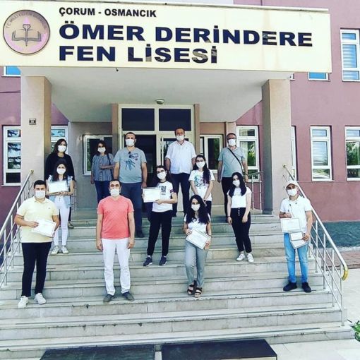  Osmancık Ömer Derindere Fen Lisesi'nde büyük başarı