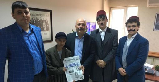  Osmancık Cumhuriyet Anadolu Lisesi'nden Başkan Gelgör'e ziyaret 2