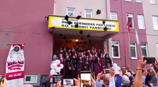  Osmancık ömer Derindere Fen Lisesi'nde muhteşem tören 7