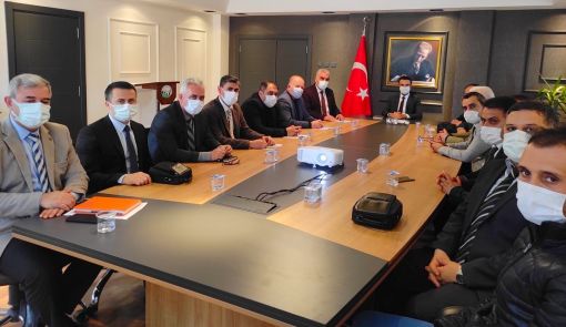  Osmancık'ta Kaymakam Akpay başkanlığında eğitim değerlendirme  toplantısı