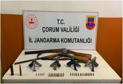  Osmancık'ta silah kaçakçılığı operasyonu 1