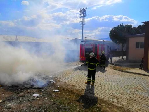 Osmancık'ta Tekstil fabrikasında yangın tatbikatı 3