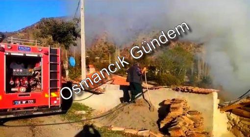  Osmancık'ta yangın paniği 1