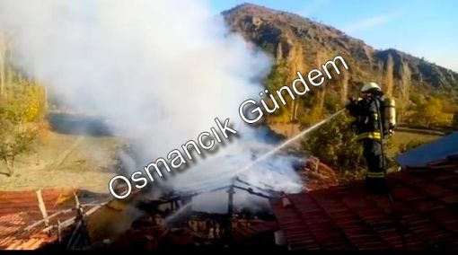  Osmancık'ta yangın paniği 2