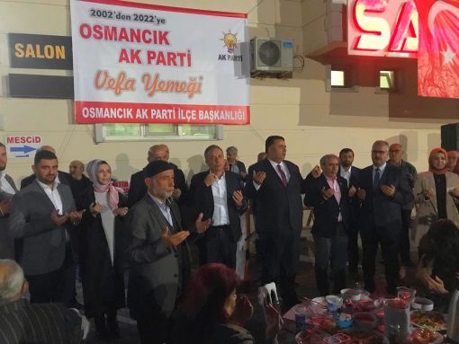  Osmancık’ta  AK Parti Teşkilatının  Vefa İftarında buluştular 2