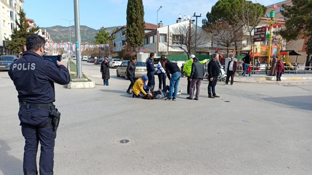 Osmancık'ta motosiklet kazası 1 yaralı